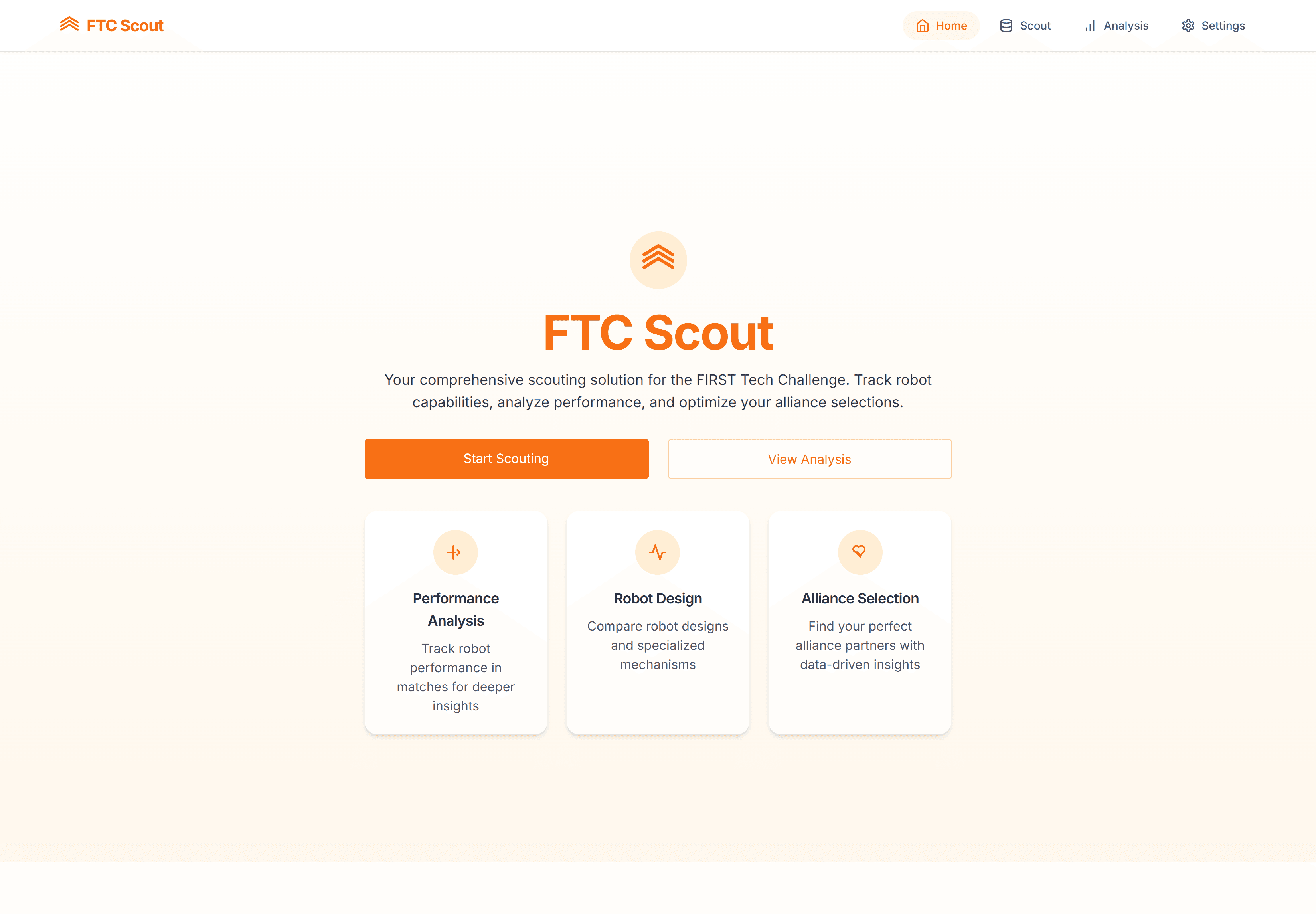 FTC Scout – FIRST Tech Challenge Data Collection and Analysis Application